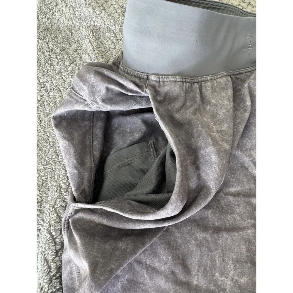 Lululemon T.H.E.‎ Shorts Linerless Stretch Men's Sz S Gray Gravel Dust Asphalt